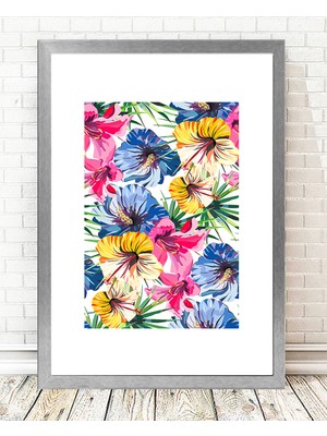 Tablo center Gümüş Çerçeveli Tablo - 24x29cm