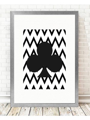 Tablo center Gümüş Çerçeveli Tablo - 24x29cm