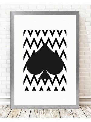 Tablo center Gümüş Çerçeveli Tablo - 24x29cm