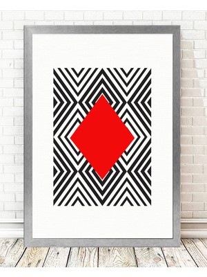 Tablo center Gümüş Çerçeveli Tablo - 24x29cm