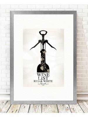 Tablo center Gümüş Çerçeveli Tablo - 24x29cm