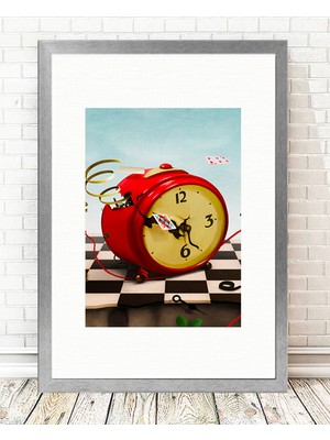 Tablo center Gümüş Çerçeveli Tablo - 24x29cm