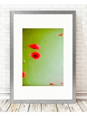 Tablo center Gümüş Çerçeveli Tablo - 24x29cm