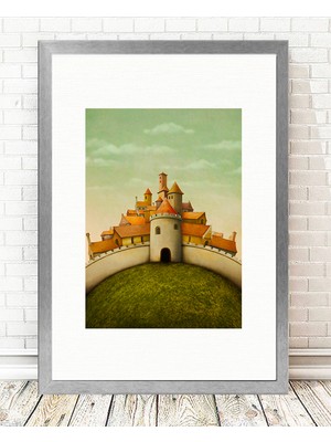 Tablo center Gümüş Çerçeveli Tablo - 24x29cm