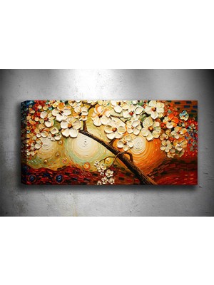 Tablocenter Çiçek Kanvas Tablo 30 x 90 cm