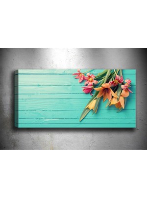 Tablocenter Çiçek Kanvas Tablo 30 x 90 cm