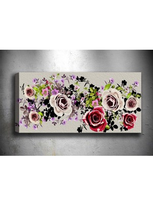 Tablocenter Çiçek Kanvas Tablo 30 x 90 cm