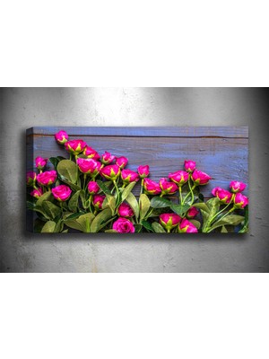 Tablocenter Çiçek Kanvas Tablo 30 x 90 cm