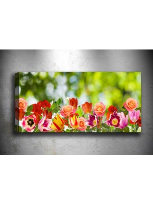 Tablocenter Çiçek Kanvas Tablo 30 x 90 cm