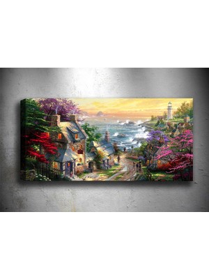 Tablocenter Manzara Kanvas Tablo 30 x 90 cm
