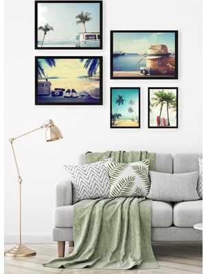 Tablo Center 5 Parçalı Çerçeveli Tablo Set