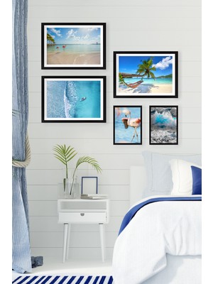 Tablo Center 5 Parçalı Çerçeveli Tablo Set