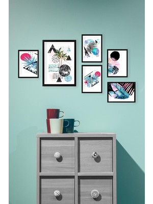 Tablo Center 6 Parçalı Çerçeveli Tablo Set