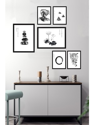 Tablo Center 6 Parçalı Çerçeveli Tablo Set