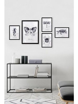 Tablo Center 5 Parçalı Çerçeveli Tablo Set