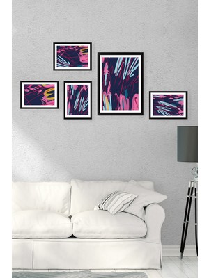 Tablo Center 5 Parçalı Çerçeveli Tablo Set