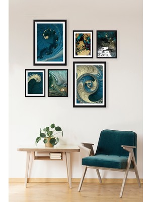 Tablo Center 6 Parçalı Çerçeveli Tablo Set