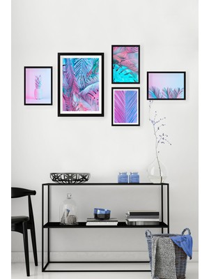 Tablo Center 5 Parçalı Çerçeveli Tablo Set