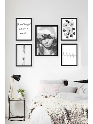 Tablo Center 5 Parçalı Çerçeveli Tablo Set