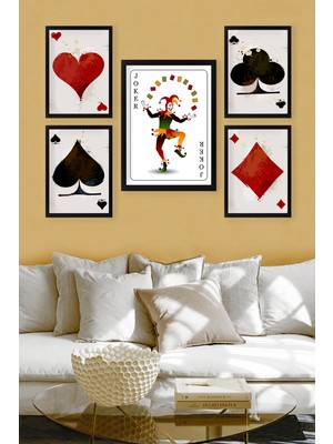 Tablo Center 5 Parçalı Çerçeveli Tablo Set