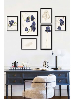 Tablo Center 6 Parçalı Çerçeveli Tablo Set