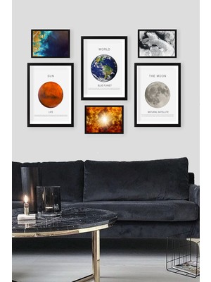 Tablo Center 6 Parçalı Çerçeveli Tablo Set