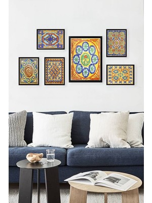 Tablo Center 6 Parçalı Çerçeveli Tablo Set