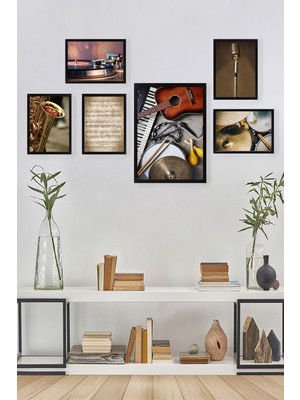 Tablo Center 6 Parçalı Çerçeveli Tablo Set