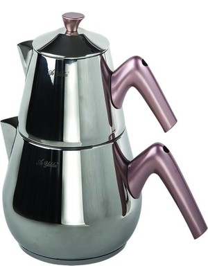 Aryıldız Perge Rose Gold Büyük Çaydanlık