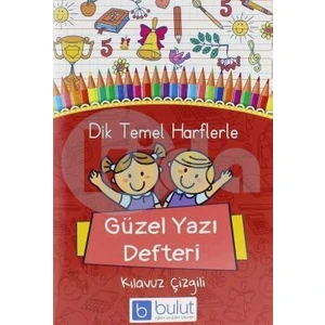Bulut Eğitim ve Kültür Yayınları Dik Temel Harflerle Güzel Yazı Defteri A5