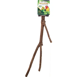Eurogold Muhabbet - Parakeet Kuşları için Doğal Ahşap Tünek 25 Cm