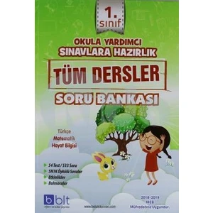 Bulut Eğitim ve Kültür Yayınları Eğitim 1. Sınıf Tüm Dersler Soru Bankası