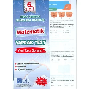 Bulut Eğitim ve Kültür Yayınları Eğitim 6. Sınıf Matematik Çek Kopar Yaprak Test