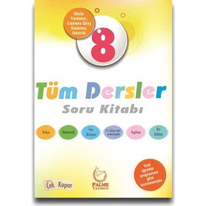 Palme Yayıncılık 8. Sınıf Tüm Dersler Soru Kitabı