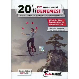 Kafa Dengi Yayınları TYT Fen Bilimleri 20 Deneme