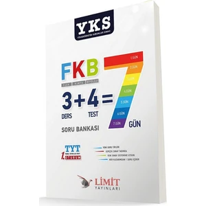 Limit Yayınları TYT Fizik Kimya Biyoloji Soru Bankası
