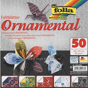 Katlanir Kağit 80 G 20X20Cm 50 Y 5 Motif Süs