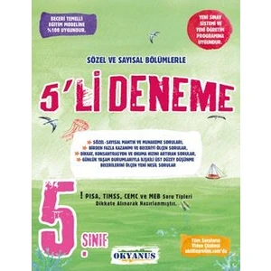 Okyanus Yayınları 5. Sınıf 5'li Deneme