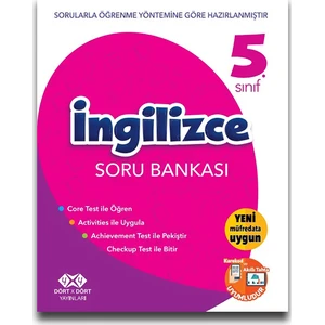 4X4 5. Sınıf İngilizce Soru Bankası