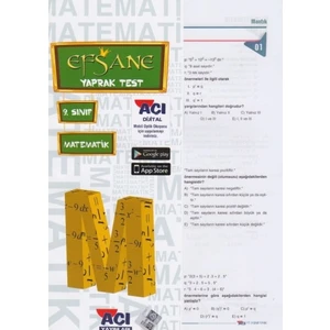 Açı Yayınları 9 . Sınıf Matematik Çek Kopart Yaprak Test