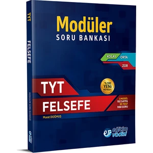 Eğitim Vadisi Yayınları TYT Felsefe Modüler Soru Bankası