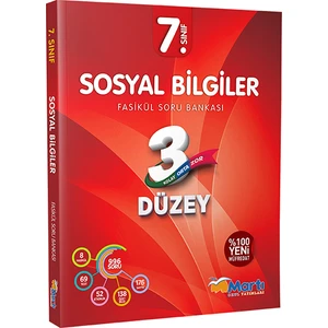 Martı 7. Sınıf Sosyal Bilgiler 3 Düzey Fasikül Soru Bankası