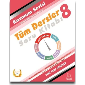 Palme Yayıncılık 8. Sınıf Tüm Dersler Soru Kitabı Kazanım Serisi