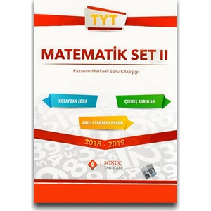 Sonuç Yayınları  TYT  Matematik Modüler Set II