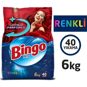 Renkli Toz Çamaşır Deterjanı 6 Kg
