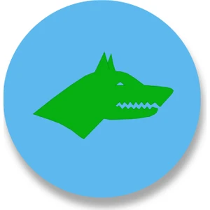 Göktürk Bayrağı Sticker Etiket 3 x 3 cm 20li