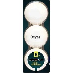 Kapı Tamponu Kol Stoperi 6'Lı Paket Beyaz