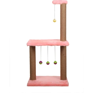 Eğlence Katlı Kedi Tırmalaması Pembe