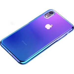 Apple iPhone XR 61 Glow Case Şeffaf Silikon Kılıf