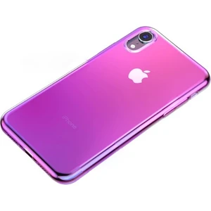 Apple iPhone XR 61 Glow Case Şeffaf Silikon Kılıf